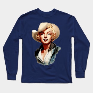 Yeehaw Marilyn Long Sleeve T-Shirt